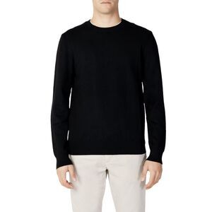 Diktat Merino Wool Crewneck Sweater Men Black Sweaters & Knitwear